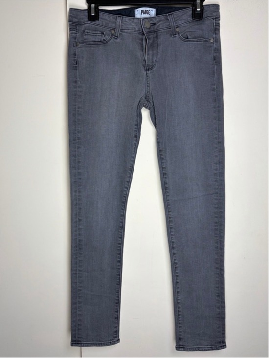 PAIGE Denim - PAIGE Skyline Ankle Peg Jeans Gray Wash Size 29